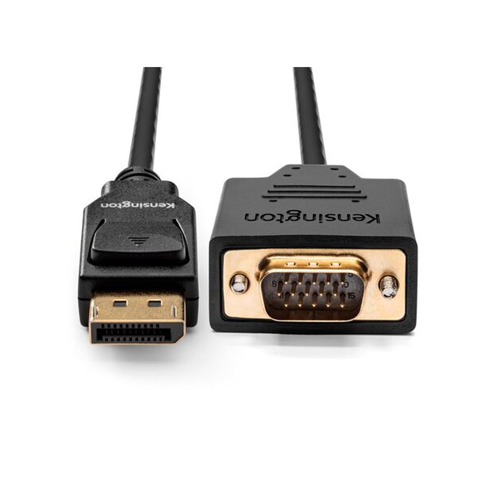Vista 2 de Cable DisplayPort a VGA (support up to 1080p) 6ft
