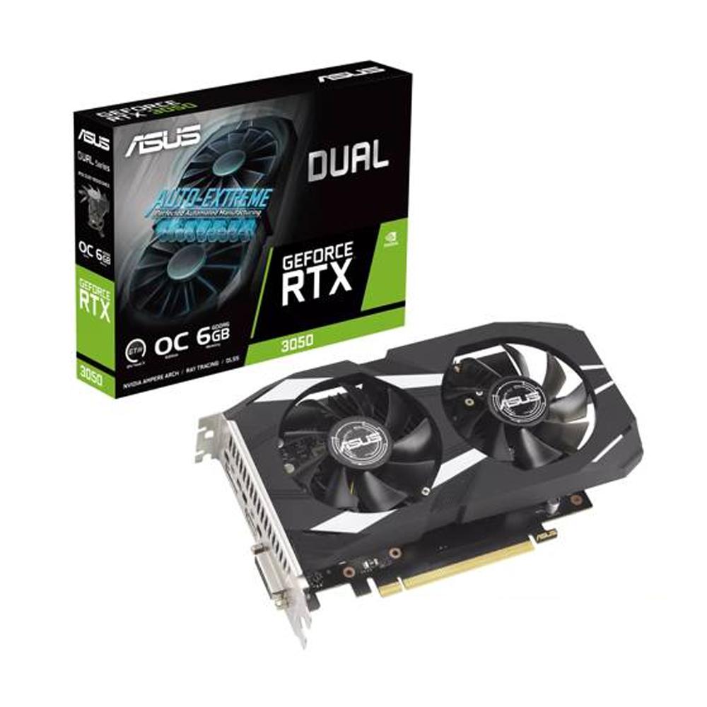 Tarjeta de Video ASUS Dual GeForce RTX 3050 6GB G