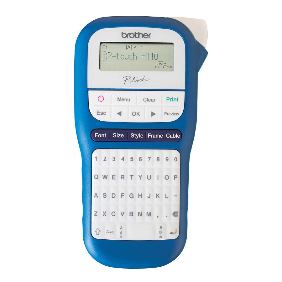 Rotuladora Brother Ptouch PTH110TBW Azul