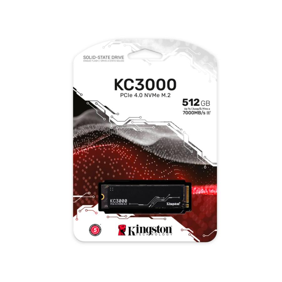 Vista 2 de Disco Duro 2048G KC3000 PCIe 4.0 NVMe M.2 SSD