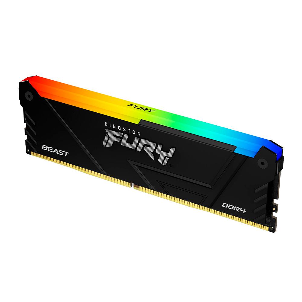 Vista 2 de Memoria 8GB 3600MT/s DDR4 CL17 DIMM FURY Beast RGB