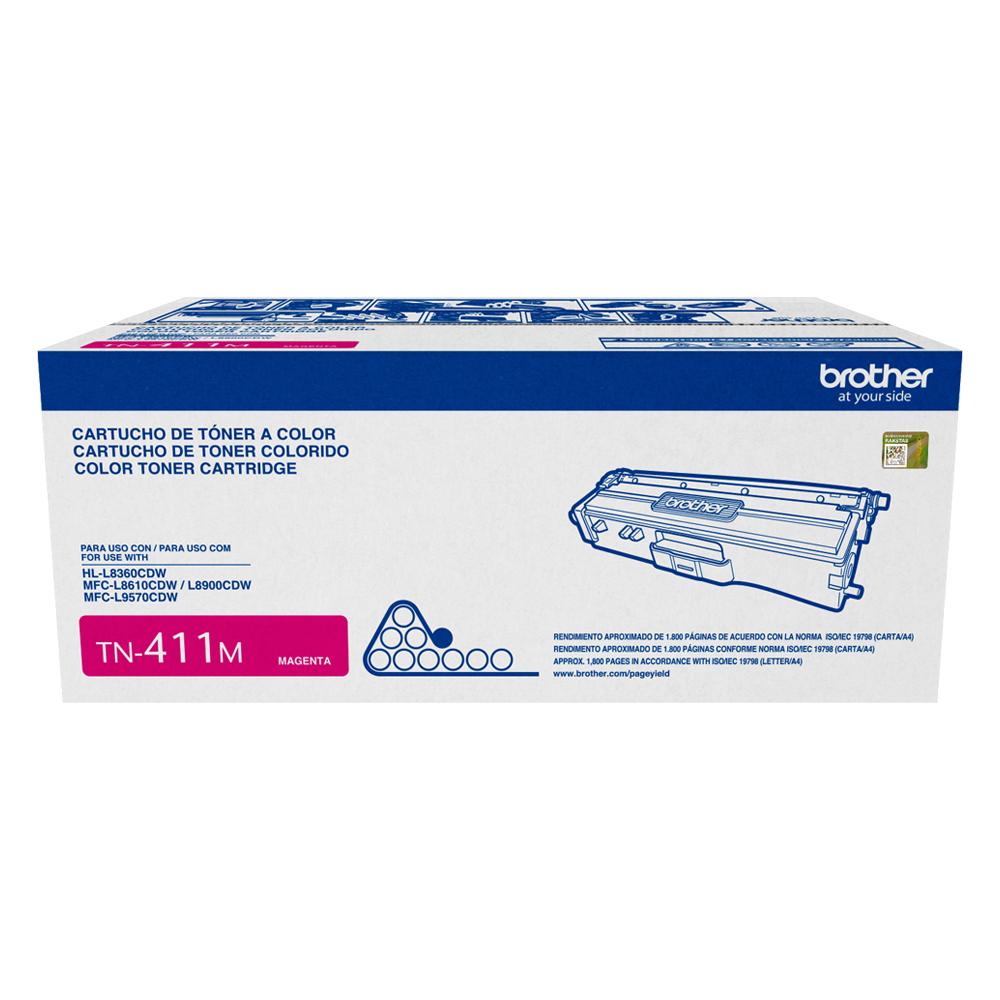 Vista 2 de Toner Brother TN411M ROJO 1800 PAG