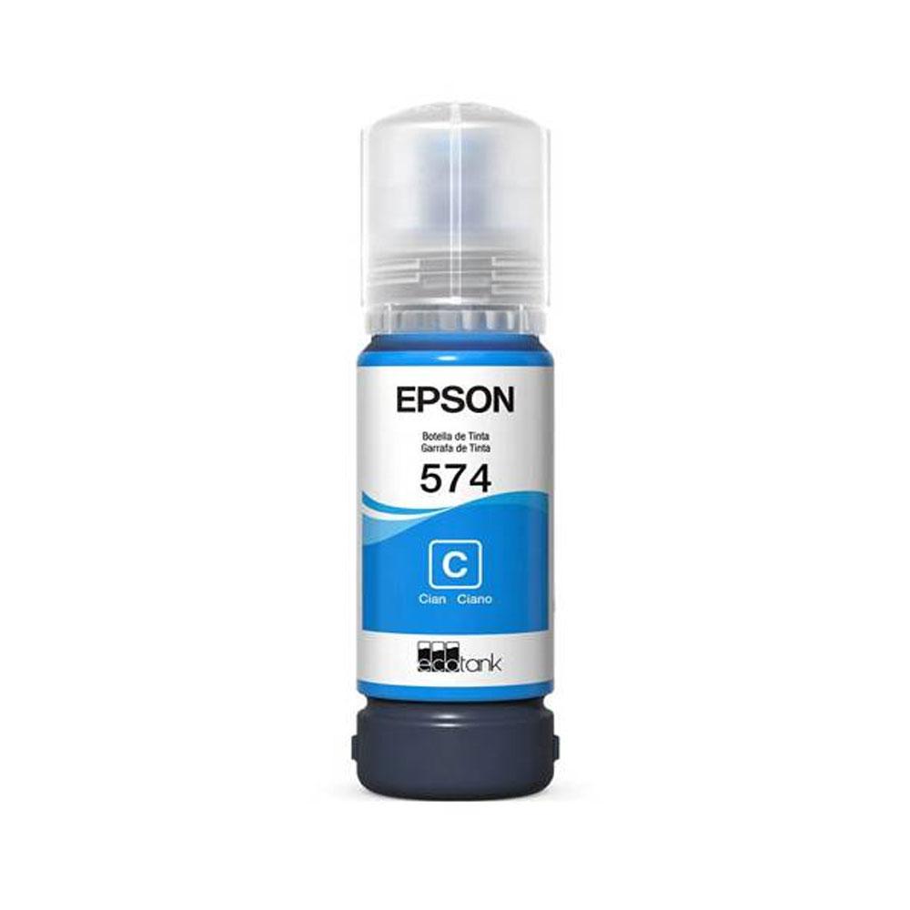 Vista 2 de Tinta Botella de Cyan Epson T574