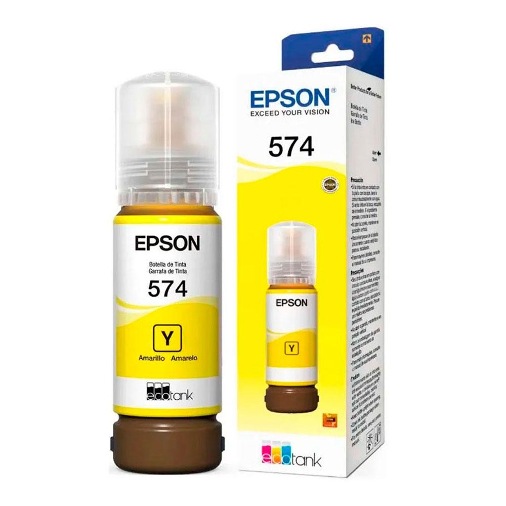 Tinta Botella de Amarillo Epson T574