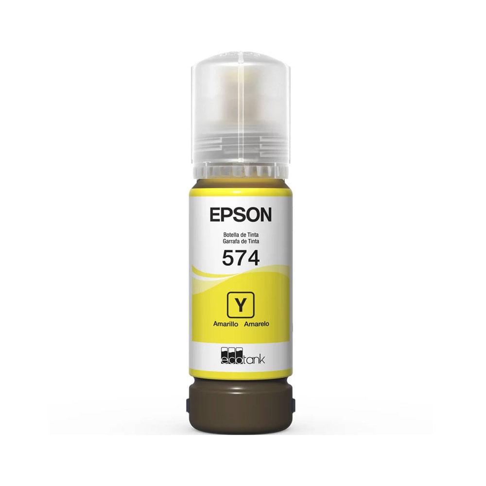 Vista 2 de Tinta Botella de Amarillo Epson T574