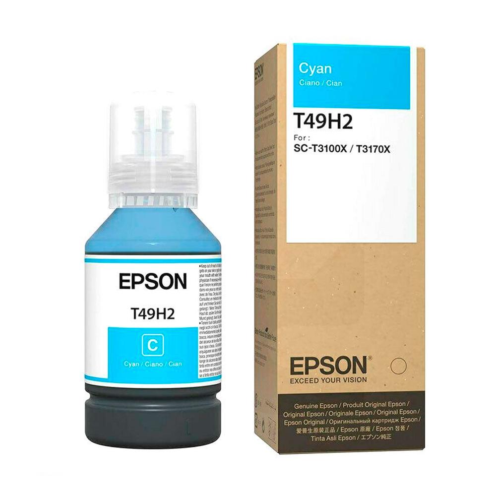 TINTA EPSON T49H CYAN PARA T3170