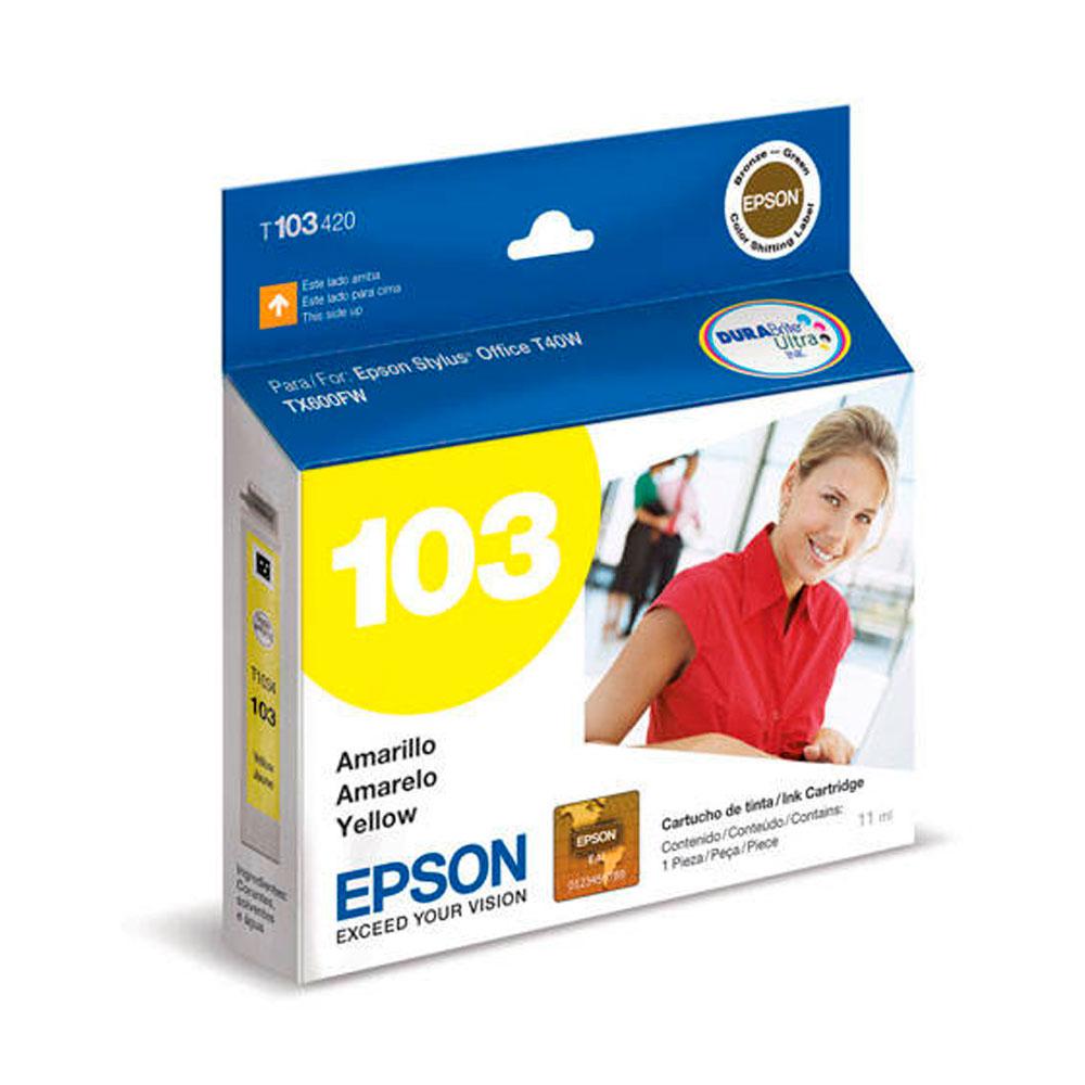 Tinta CARTUCHO DE T. EPSON 103 YELLOW