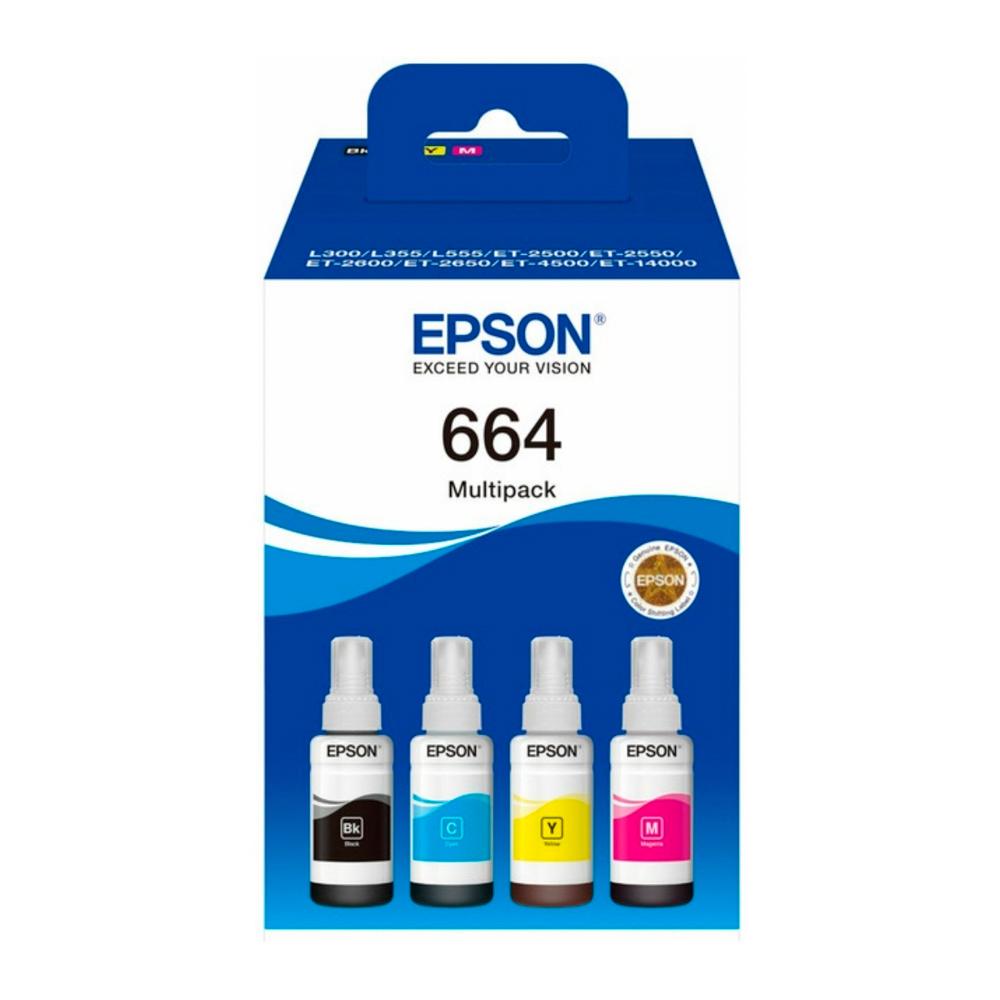 Tinta Juego de s T664 / Pack de 4 unidades