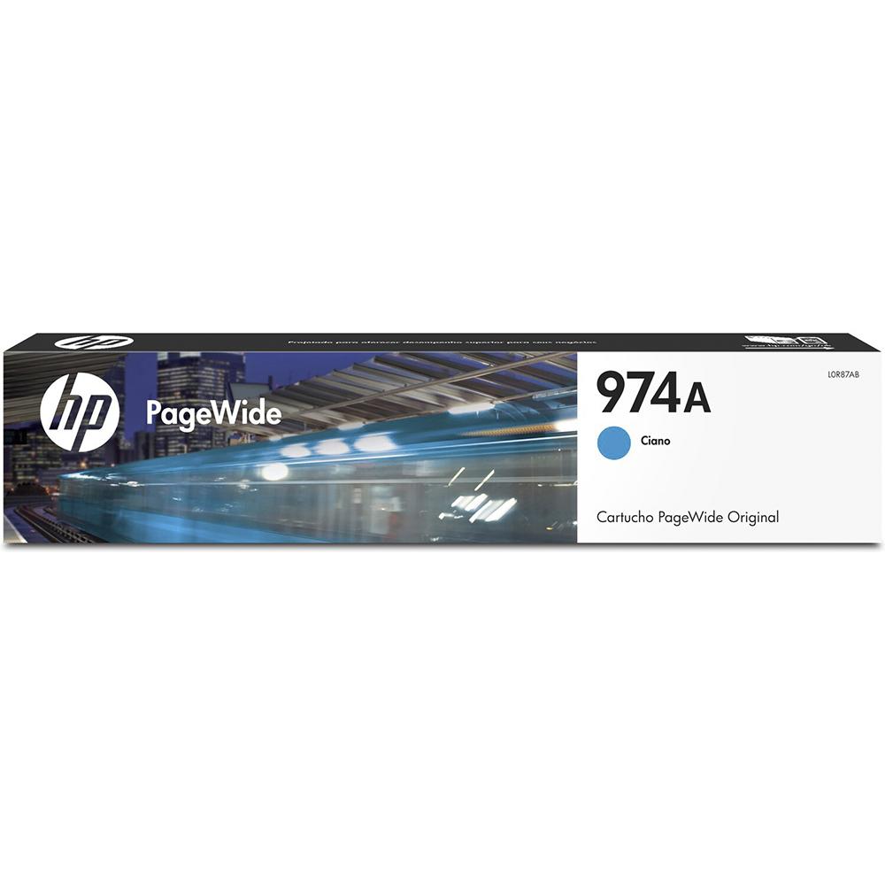 Tinta HP 974A Cyan Original PageWide Cartridge