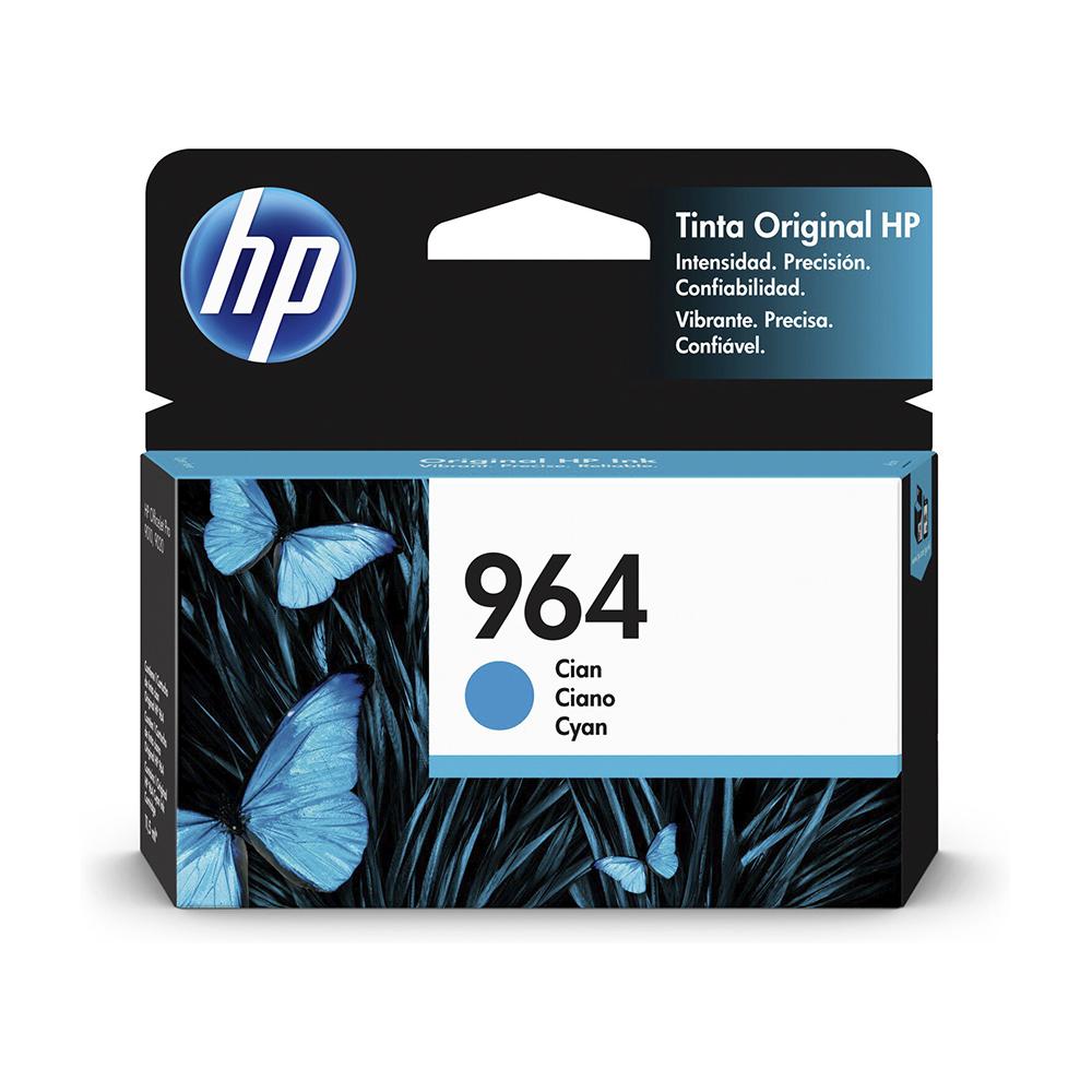 Tinta Cartucho original de HP 964 Cian