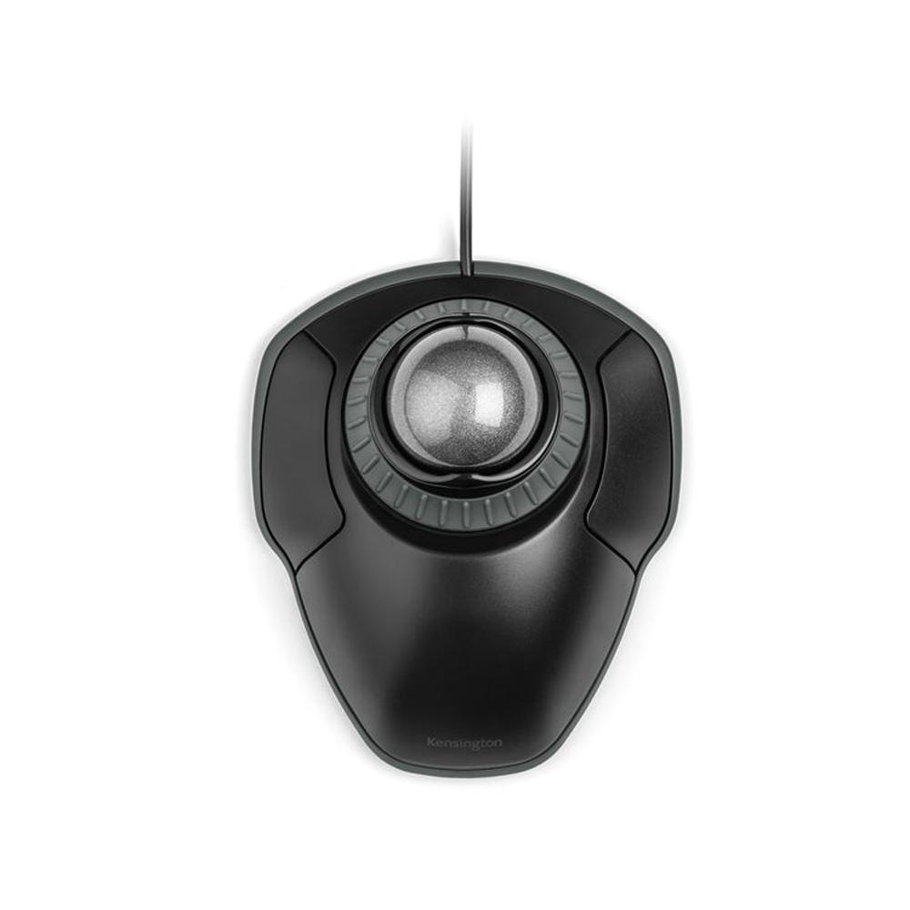 Mouse Trackball alambrico Orbit Negro bola Gris