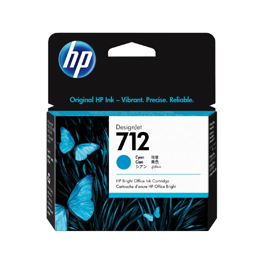 Tinta HP 712 29-ml Cyan Ink Cartridge