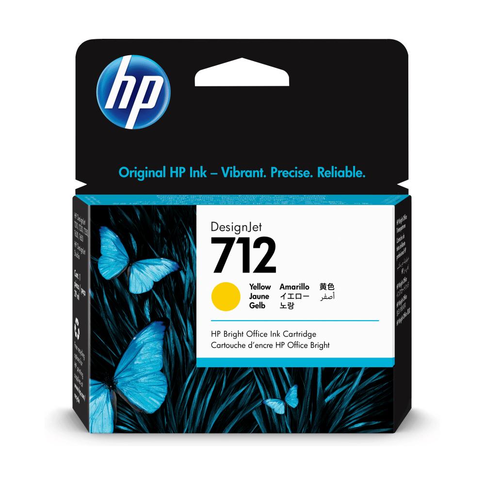 Tinta HP 712 29-ml Yellow Ink Cartridge