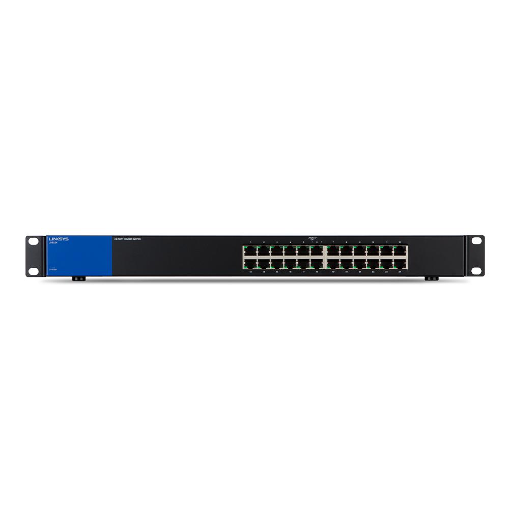 Vista 2 de Switch LGS124 LINKSYS 24-1000 Gigabit Switch no-Ad