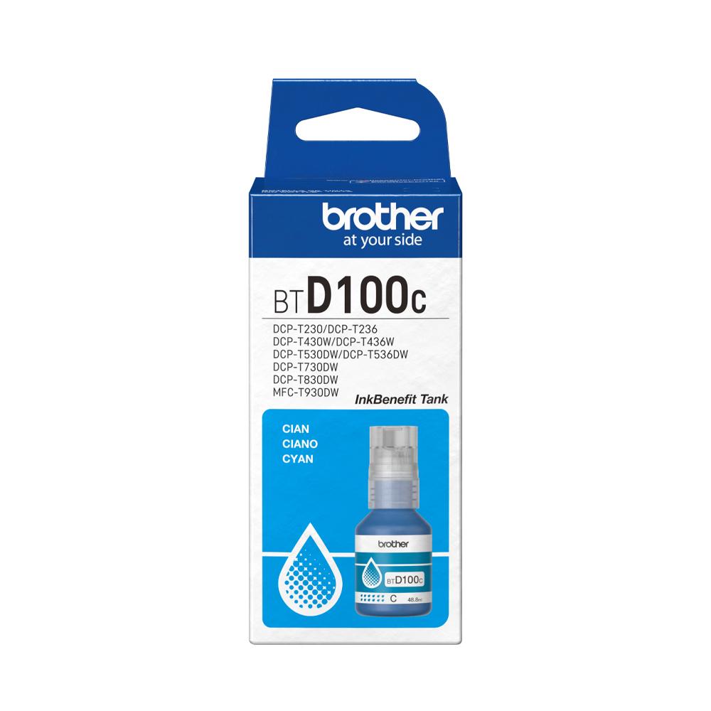 Tinta Brother BTD100C Cyan