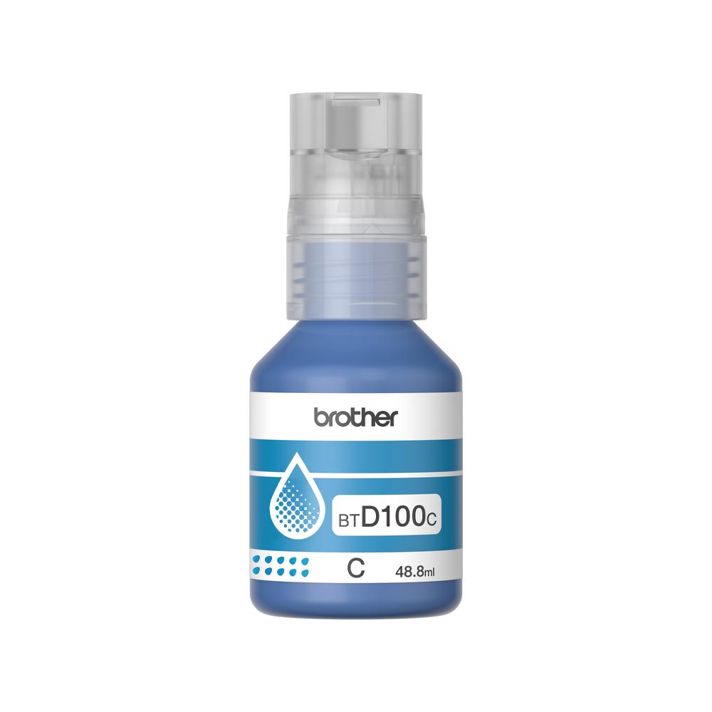 Vista 2 de Tinta Brother BTD100C Cyan