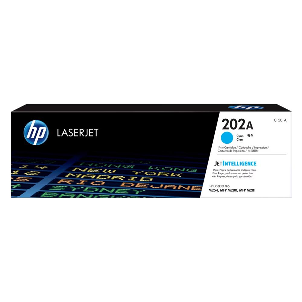 Toner Cartucho de Cyan de HP 202A LaserJet